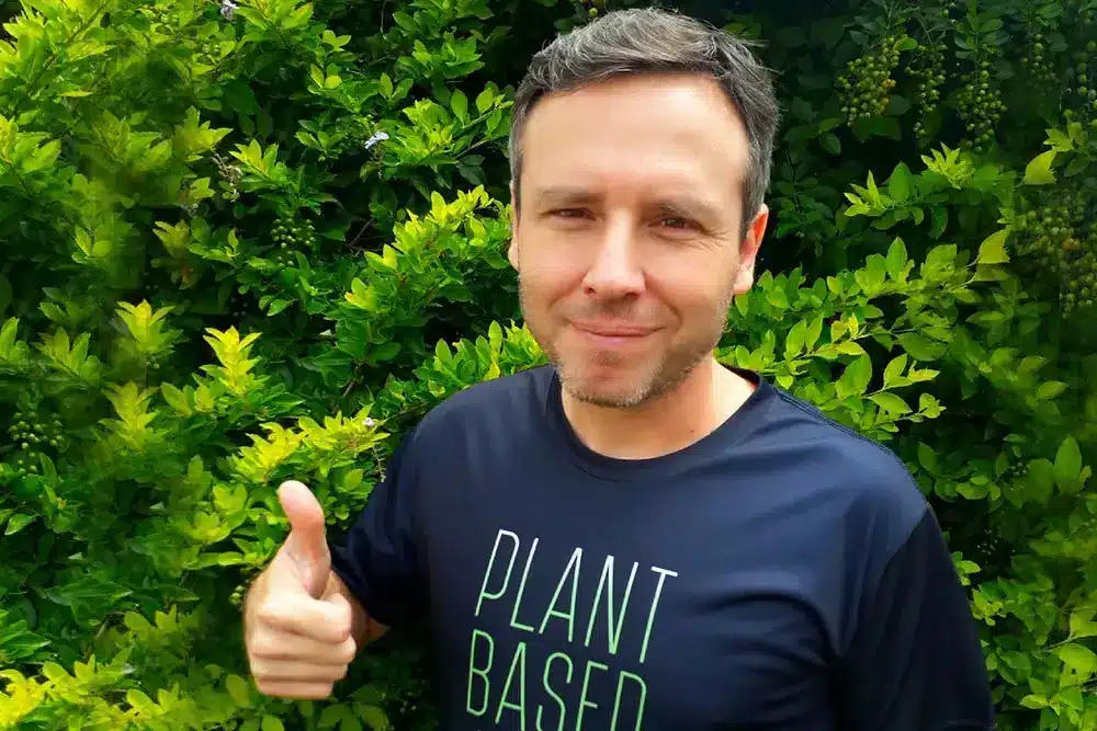 Ricardo Laurino, who joined the Brazilian Vegetarian Society by volunteering as a regional coordinator, and is now the president of the institution.