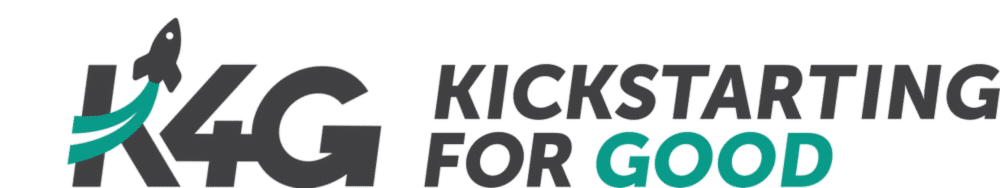 Kickstarting for good logo